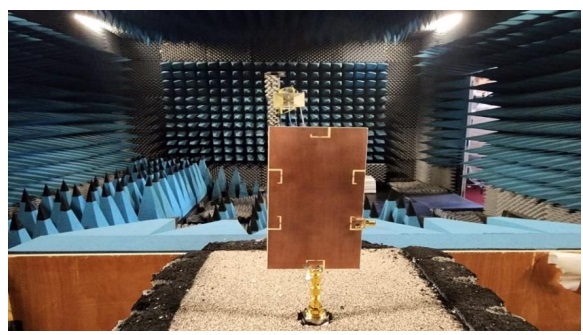 Feeding/measurement mechanism of the Proposed MIMO antenna